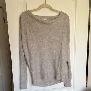 Cashmere Sundance catalog simple truth grey sweater